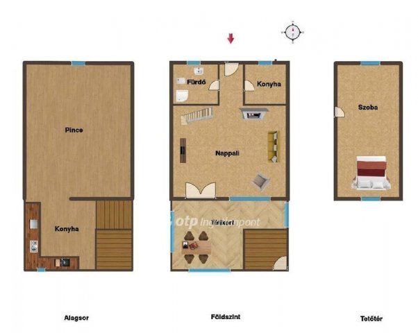 Eladó családi ház, Győrött 45.5 M Ft, 2 szobás