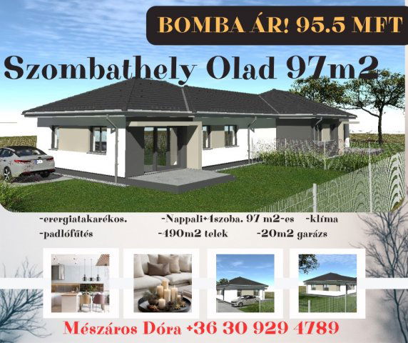 Eladó ikerház, Szombathelyen 95.5 M Ft, 1+4 szobás