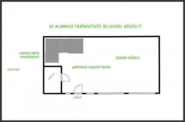 Eladó családi ház, Hajdúböszörményen 62 M Ft, 2 szobás
