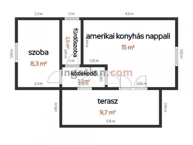 Eladó nyaraló, Tiszakécskén 24 M Ft, 2 szobás