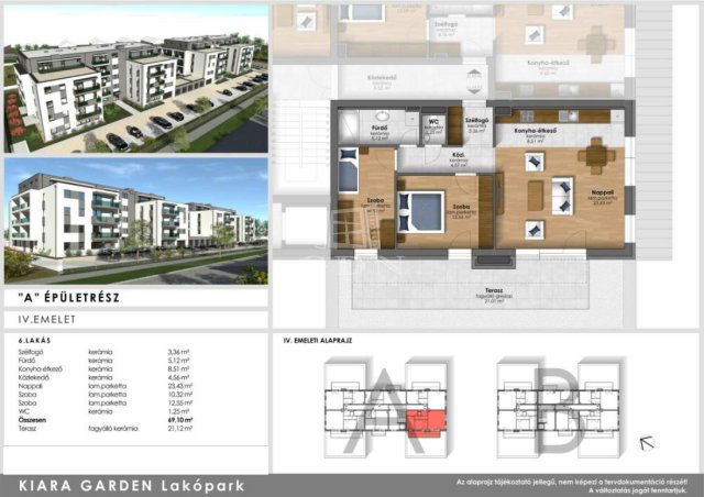 Eladó téglalakás, Szombathelyen 76.9 M Ft, 3 szobás