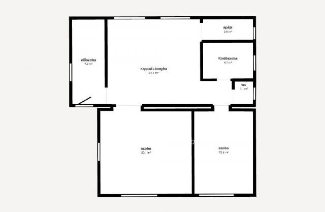 Eladó családi ház, Szakolyon 23.5 M Ft, 4 szobás