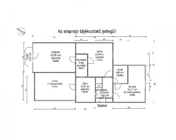 Eladó téglalakás, Győrött 80 M Ft, 3 szobás