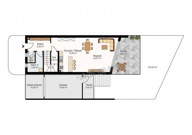 Eladó sorház, Tatabányán 129.75 M Ft, 4 szobás