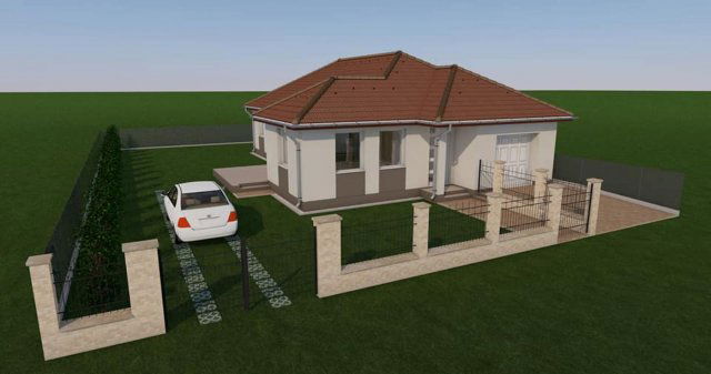 Eladó családi ház, Győrladaméren 93 M Ft, 4 szobás