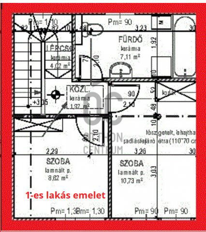 Eladó téglalakás, Cegléden 64.9 M Ft, 3 szobás