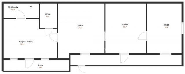 Eladó családi ház, Baracson 34.7 M Ft, 3 szobás