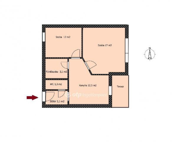 Eladó téglalakás, Budapesten, XXI. kerületben 67.99 M Ft