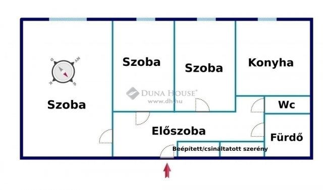 Eladó panellakás, Budapesten, XIX. kerületben 64.9 M Ft