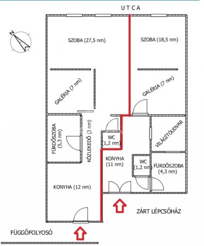 Eladó téglalakás, Budapesten, VI. kerületben 145 M Ft, 2 szobás