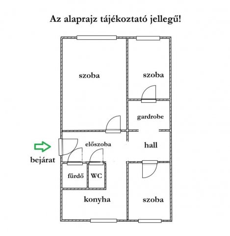 Eladó panellakás, Tatabányán 49.9 M Ft, 3 szobás