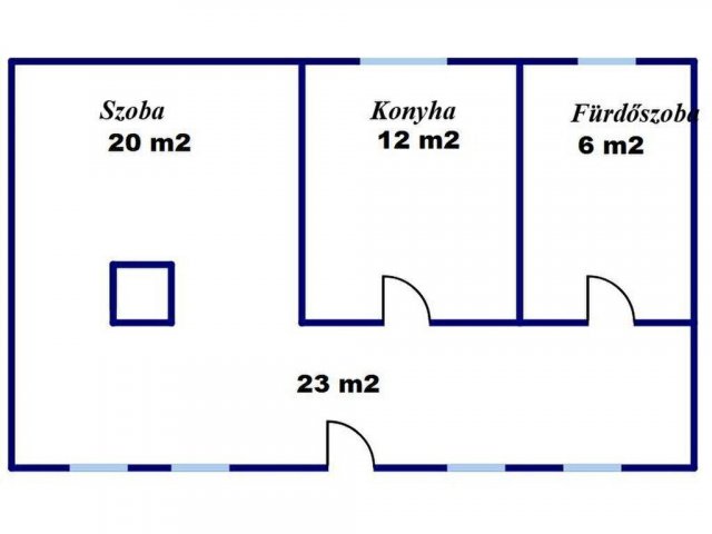 Eladó családi ház, Pécsett 52 M Ft, 1 szobás