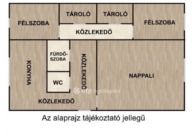 Eladó panellakás, Nyíregyházán 49.99 M Ft, 1+2 szobás