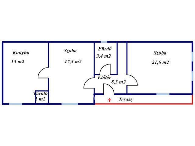 Eladó családi ház, Tiszaszentimrén 14.99 M Ft, 2 szobás
