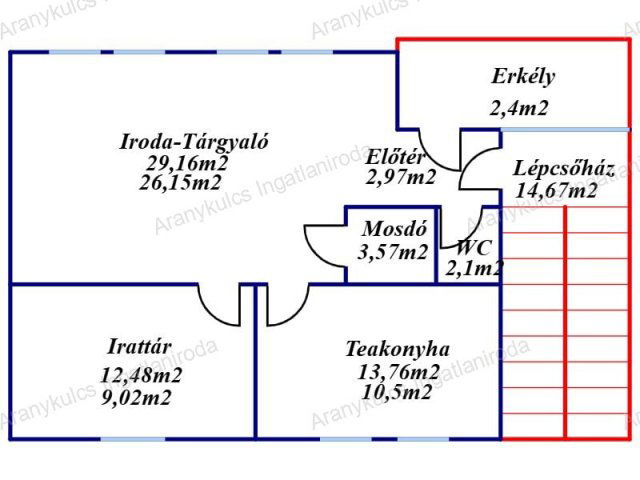 Eladó iroda, Gyulán 52 M Ft / költözzbe.hu
