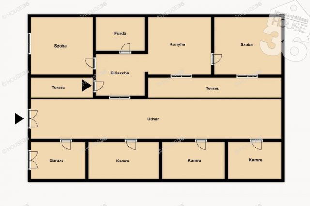 Eladó családi ház, Kecskeméten 32.8 M Ft, 2 szobás