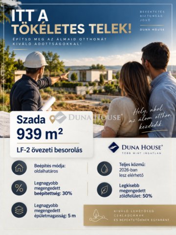 Eladó telek, Szadán 44 M Ft / költözzbe.hu