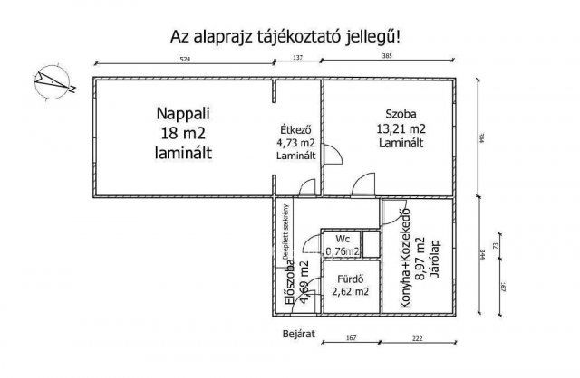 Eladó panellakás, Győrött 51.9 M Ft, 2 szobás