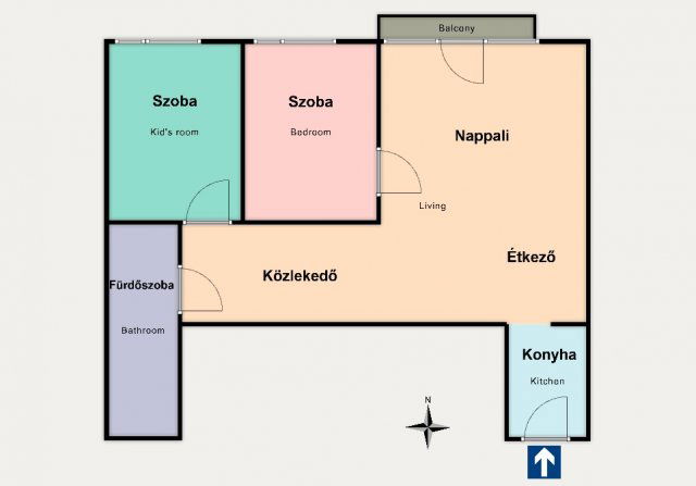 Eladó téglalakás, Kiskunhalason 48 M Ft, 3 szobás
