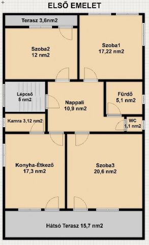 Eladó családi ház, Kartalon 69 M Ft, 5+4 szobás