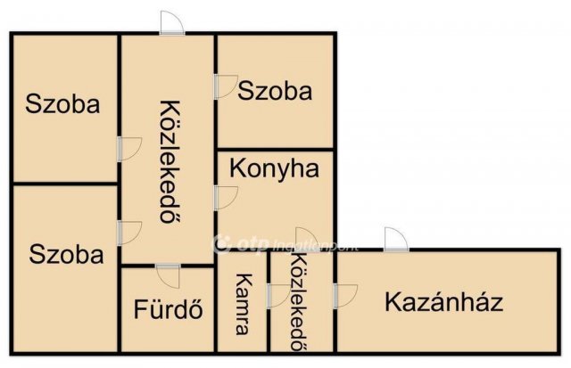 Eladó családi ház, Hajdúdorogon 55 M Ft, 2+1 szobás
