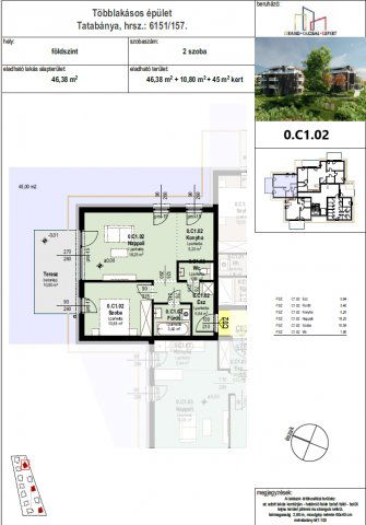 Eladó téglalakás, Tatabányán 51.703 M Ft, 2 szobás