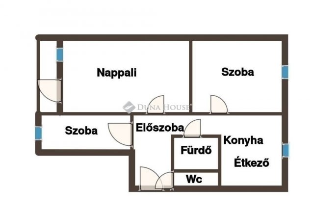 Eladó panellakás, Pécsett 59.9 M Ft, 3 szobás