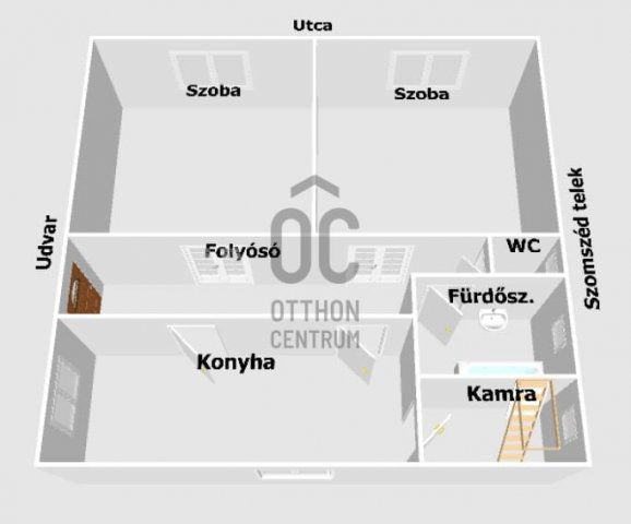 Eladó családi ház, Kiszomboron 42.5 M Ft, 2 szobás