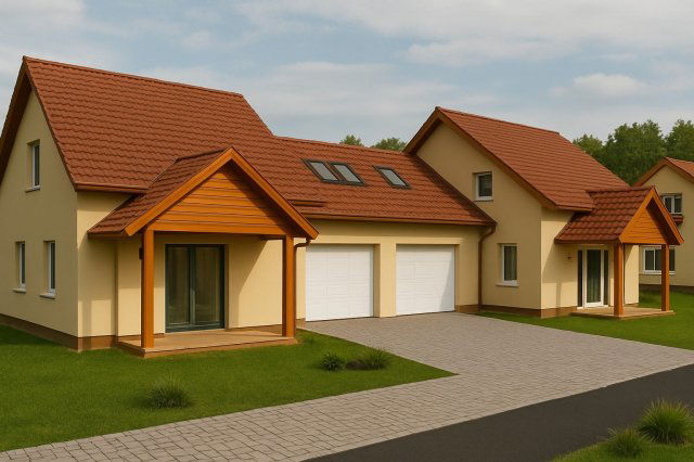 Eladó ikerház, Taksonyon 114.9 M Ft, 5 szobás