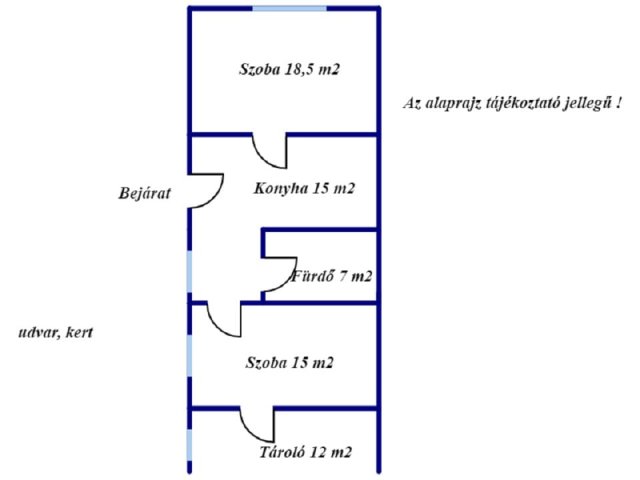Eladó családi ház, Kállón 12.9 M Ft, 2 szobás