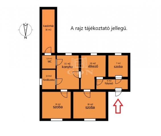 Eladó családi ház, Berzéken 21.9 M Ft, 2+1 szobás