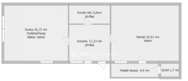 Eladó családi ház, Tolnán 24.5 M Ft, 1 szobás