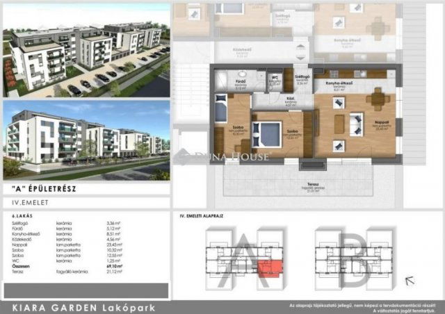 Eladó téglalakás, Szombathelyen 76.9 M Ft, 3 szobás