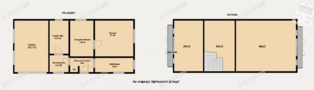 Eladó mezogazdasagi ingatlan, Cserkeszőlőn 46.5 M Ft, 3 szobás