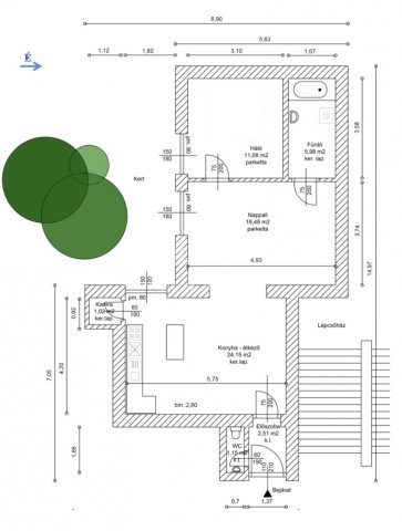 Eladó téglalakás, Budapesten, XIV. kerületben 92.5 M Ft