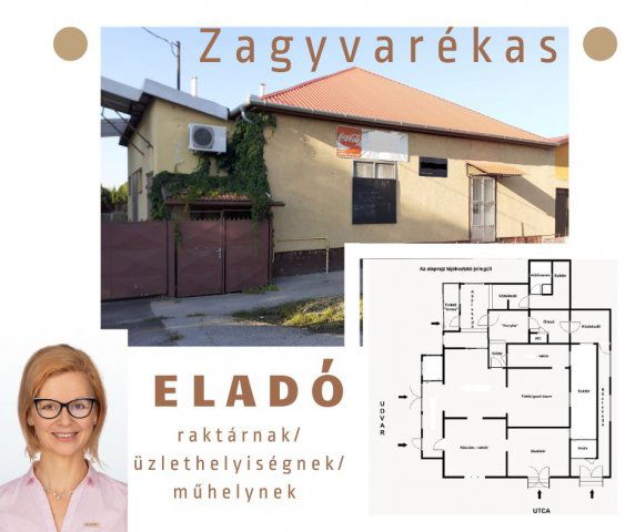 Eladó ipari ingatlan, Zagyvarékason 12.9 M Ft