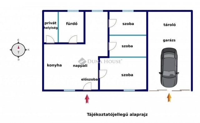 Eladó ikerház, Debrecenben 65 M Ft, 4 szobás