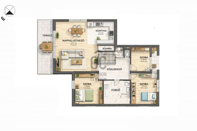 Eladó téglalakás, Budapesten, III. kerületben, Erdőalja úton