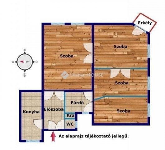 Eladó téglalakás, Budapesten, VII. kerületben 77.9 M Ft