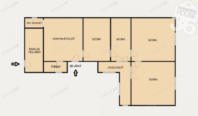 Eladó családi ház, Szakályon 7.9 M Ft, 4 szobás