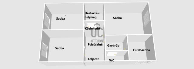 Eladó családi ház, Pápán 41.5 M Ft, 4 szobás