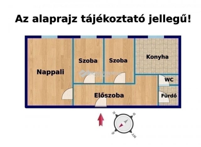 Eladó panellakás, Budapesten, XIX. kerületben 67 M Ft, 1+2 szobás