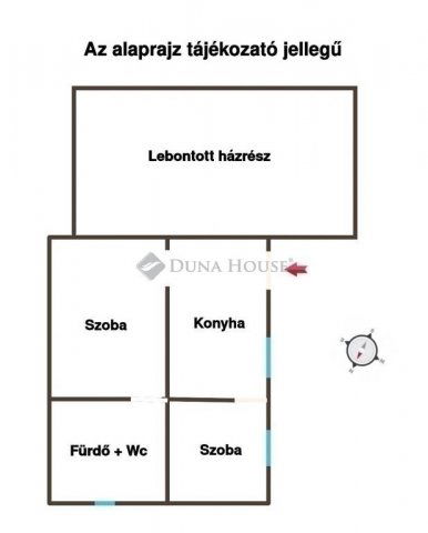 Eladó családi ház, Gyálon 70 M Ft, 2 szobás