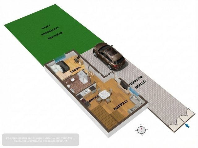 Eladó téglalakás, Budapesten, XIX. kerületben 84.9 M Ft