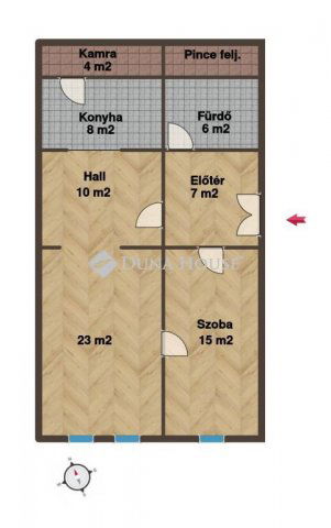 Kiadó téglalakás, albérlet, V. kerületben, Semmelweis utcában
