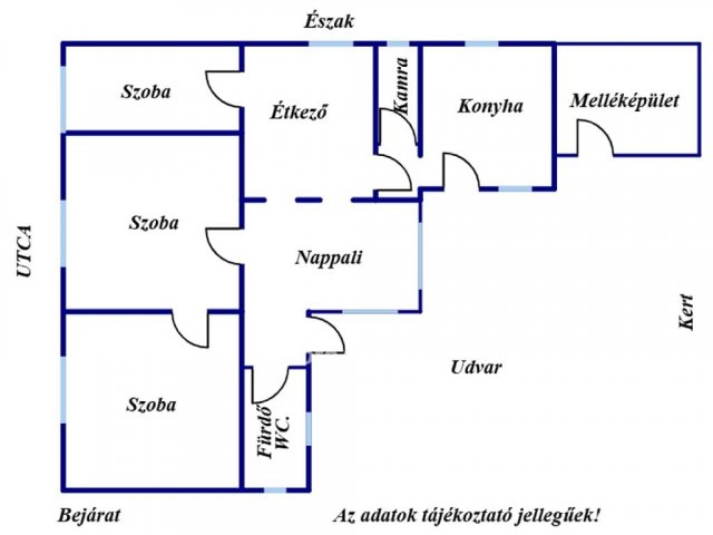 Eladó családi ház, Kaposváron 9.6 M Ft, 1 szobás