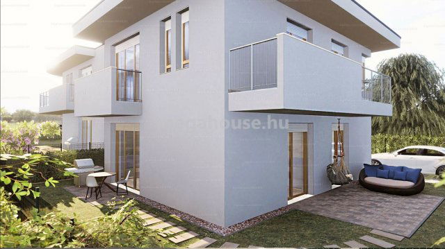 Eladó ikerház, Budaörsön, Baross utcában 199 M Ft, 4 szobás