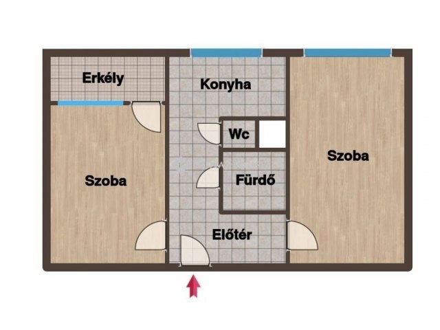 Eladó panellakás, Budapesten, III. kerületben 67.9 M Ft, 2 szobás