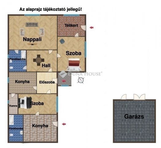 Eladó családi ház, Budapesten, XVII. kerületben 76.9 M Ft