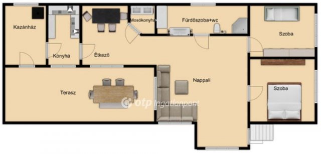 Eladó családi ház, Kabán 62 M Ft, 2 szobás